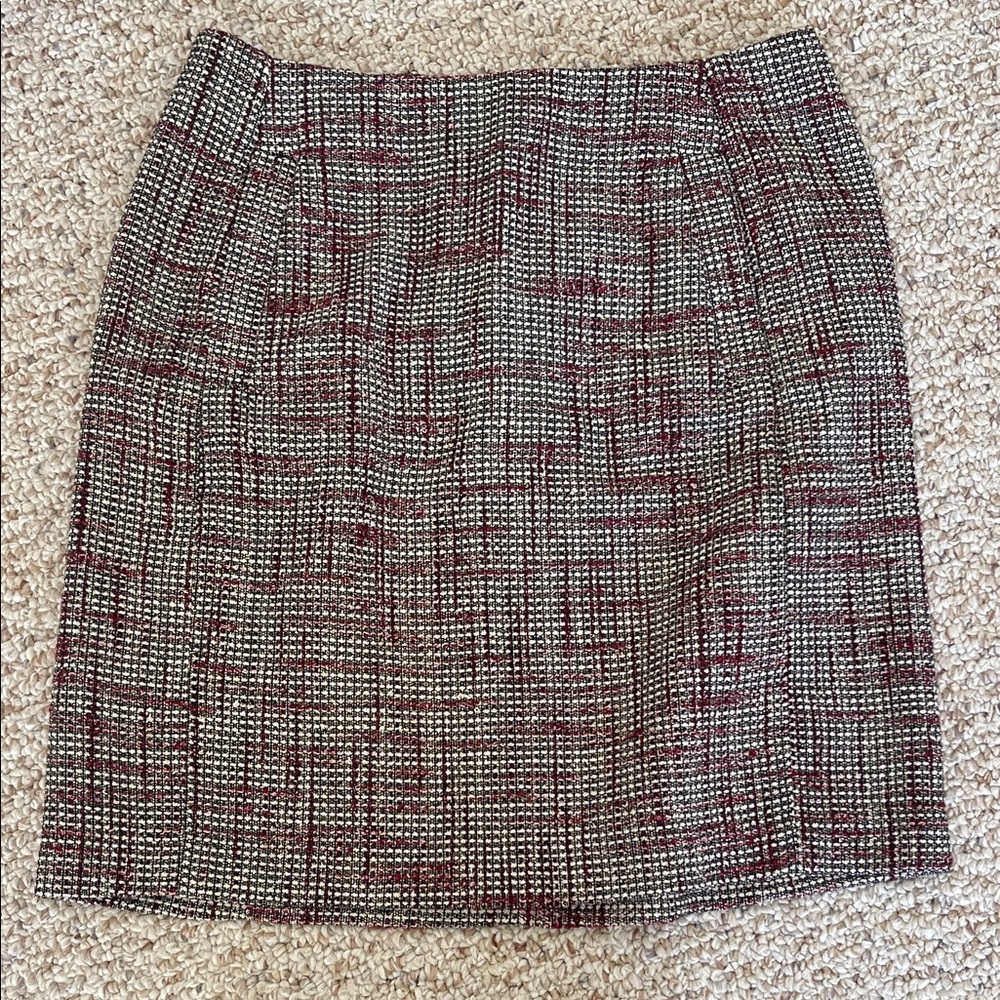 Banana Republic Black and White Tweed Pencil Skirt